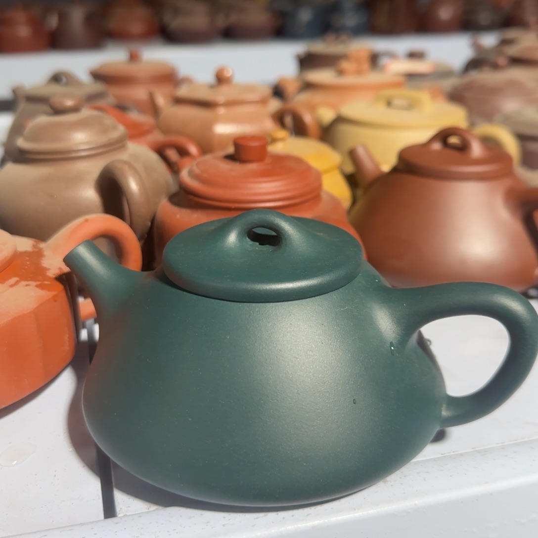 紫砂茶壶顶级绿泥石瓢