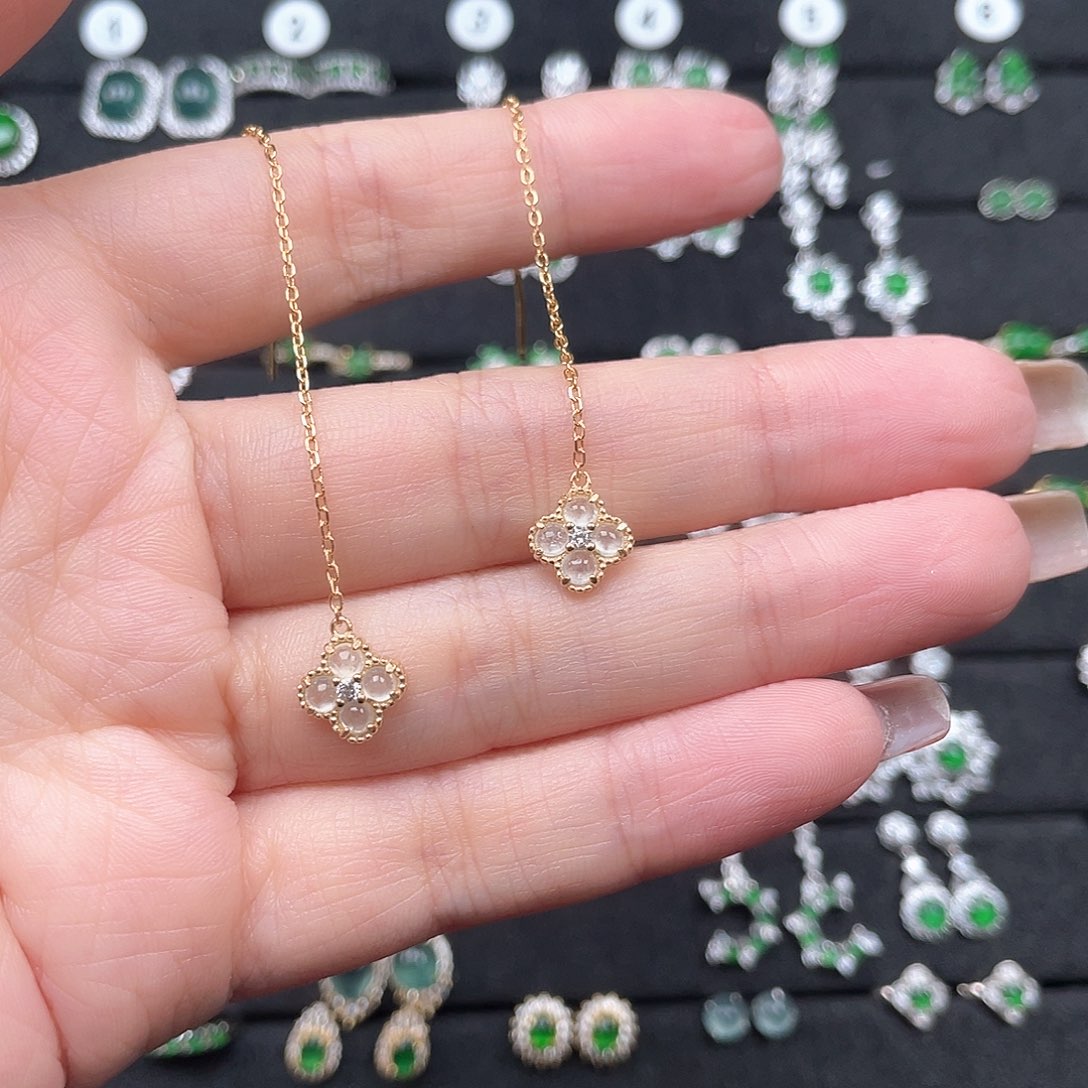 未镶嵌翡翠耳饰00 0