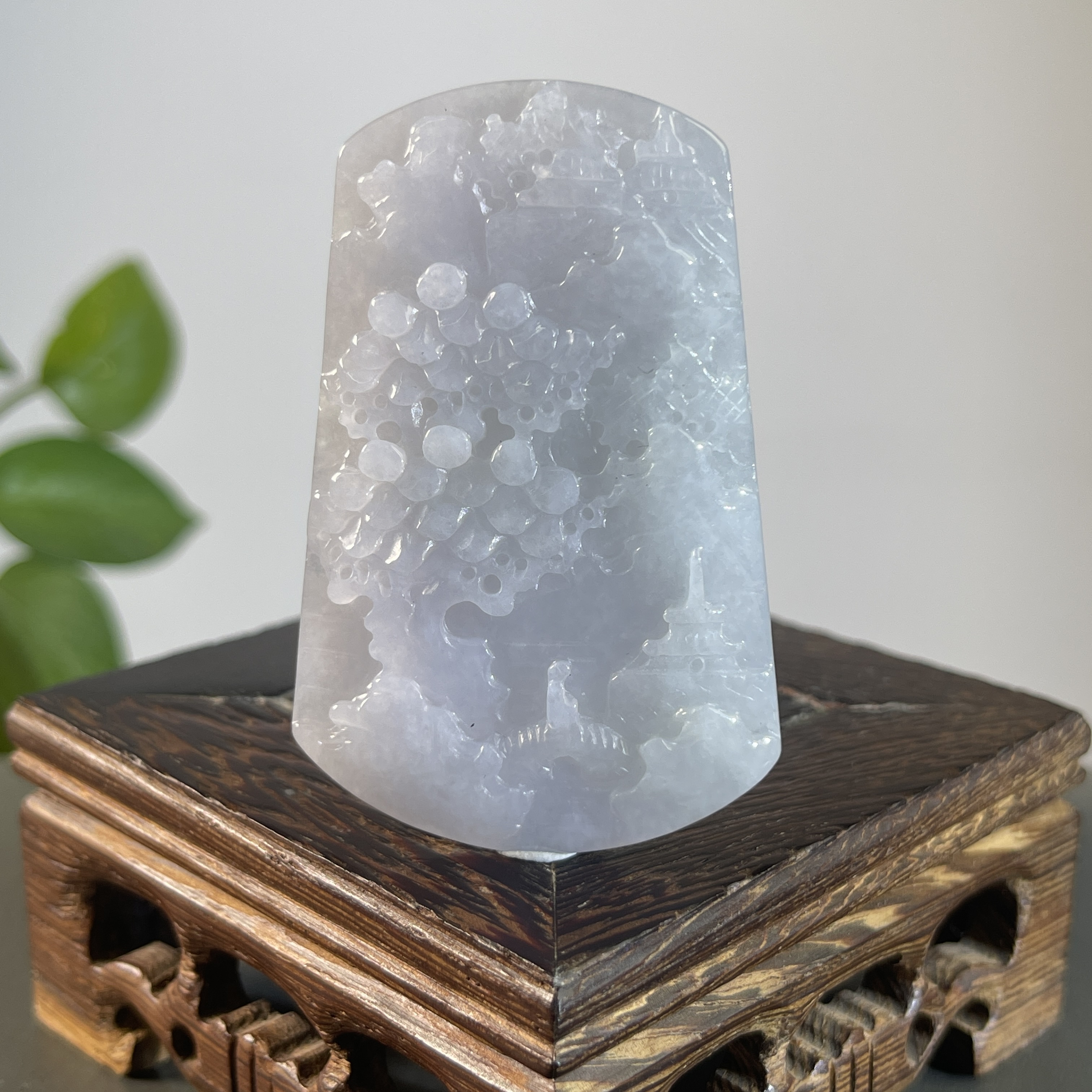 JSW01-47 天然翡翠缅甸A货 山水牌