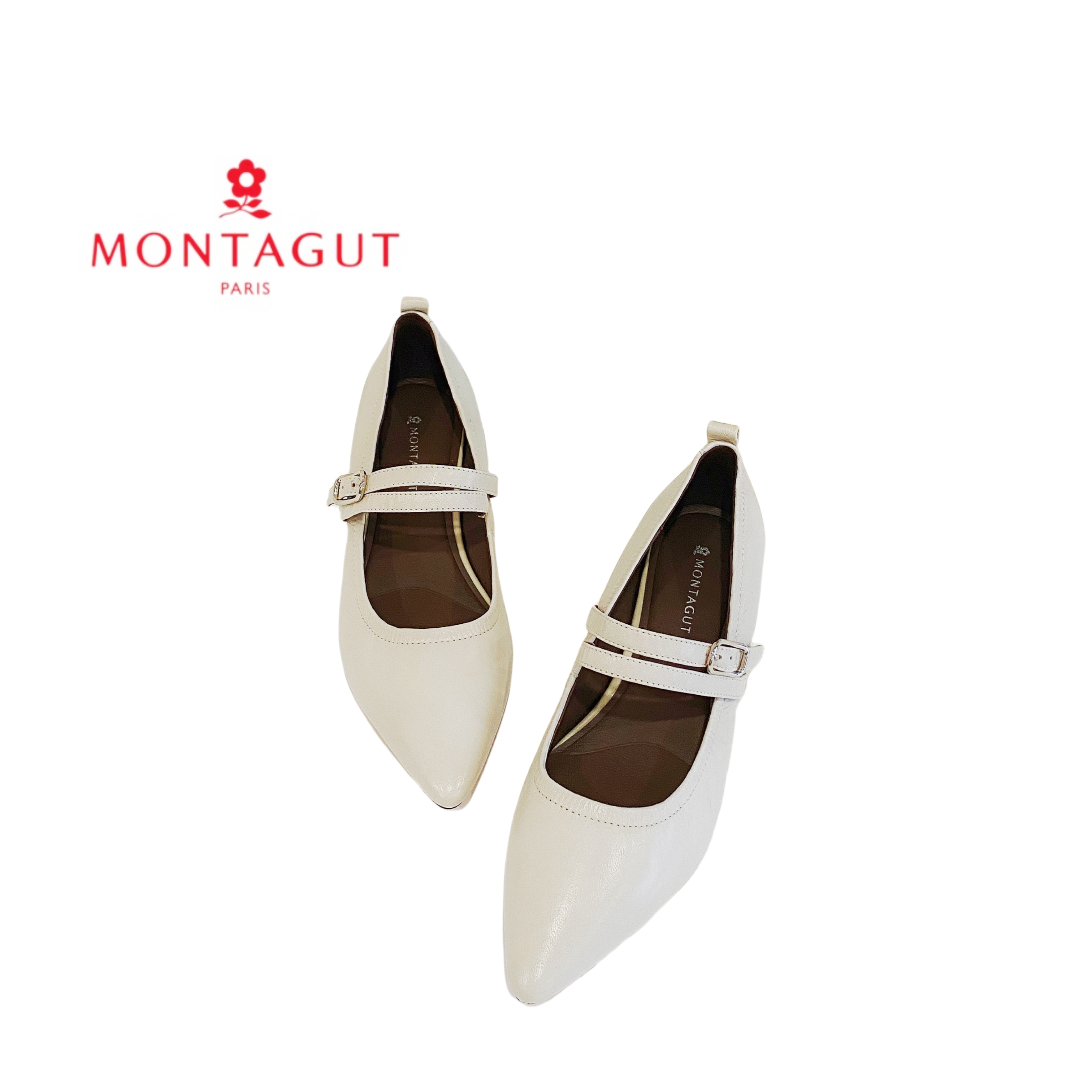 Montagut/梦特娇小牛皮/春季/玛丽珍/气质/百搭/尖头/5110537