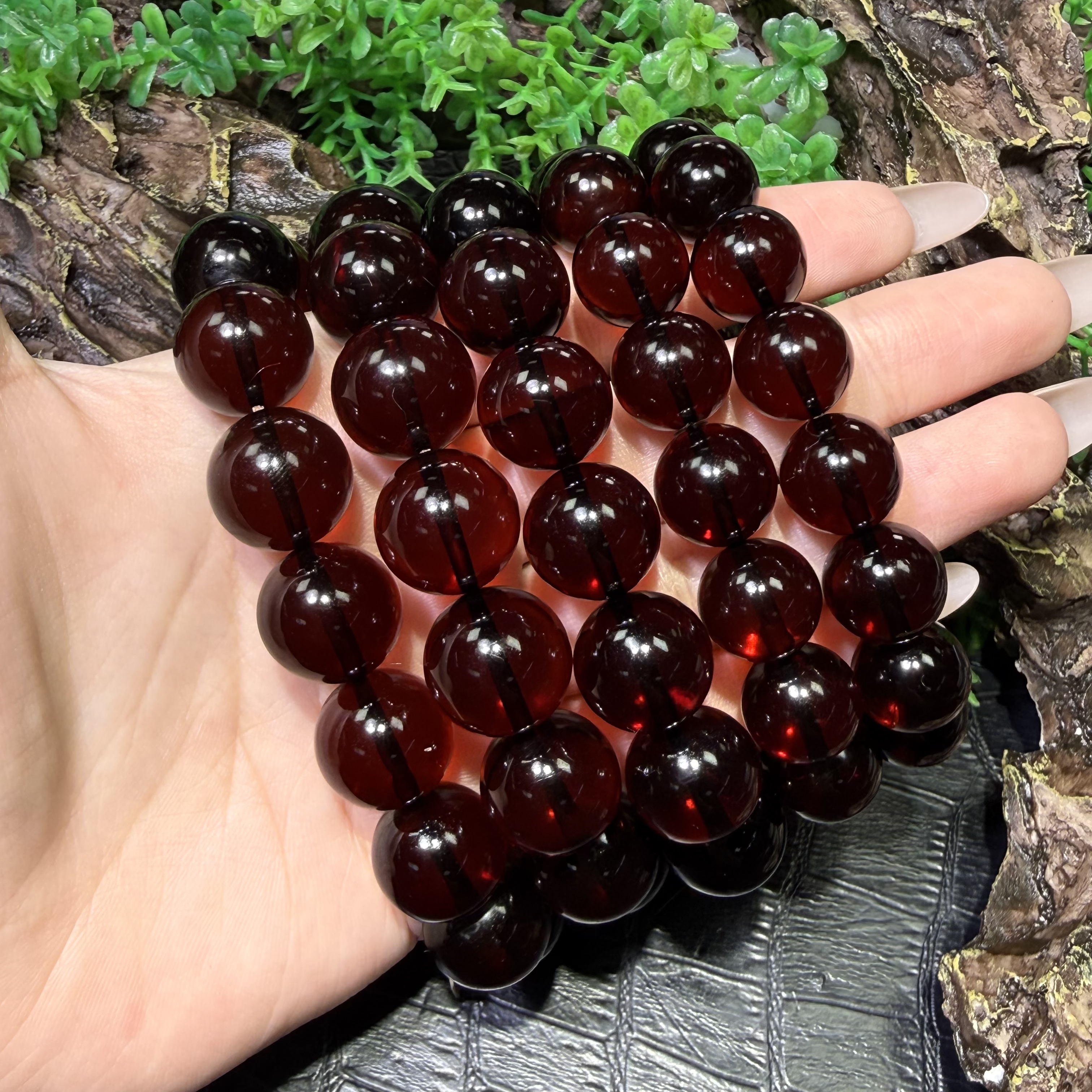 【珠王专属】血珀单圈手链-XP1635-258-尺寸可选（多样性发一条）