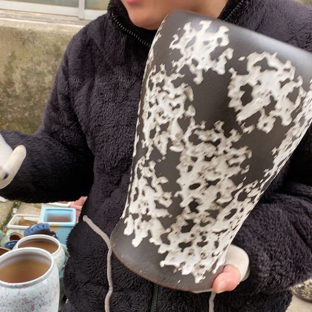 紫砂花盆正品口18高32