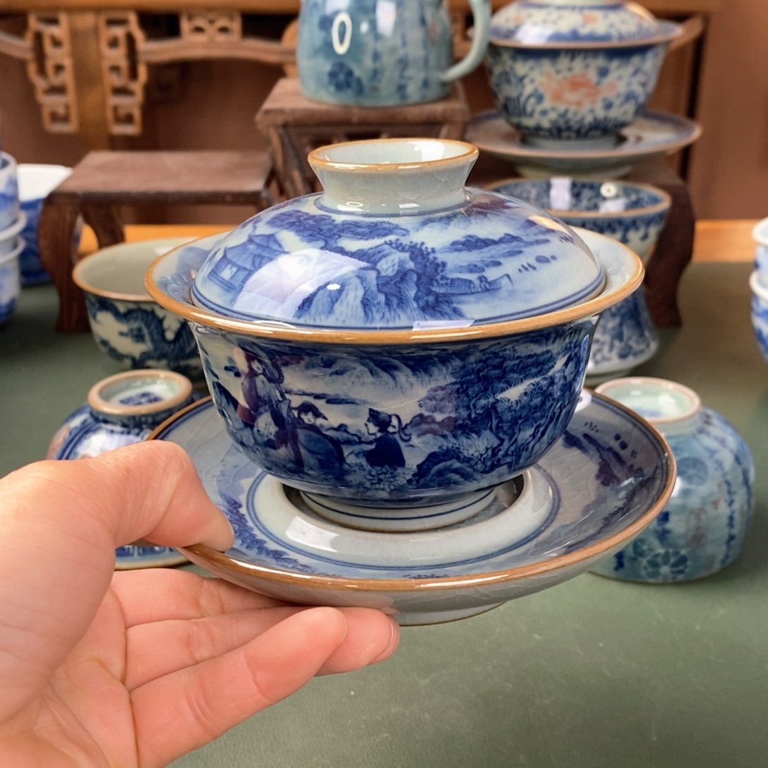 杯何**意景德镇陶瓷手工手绘