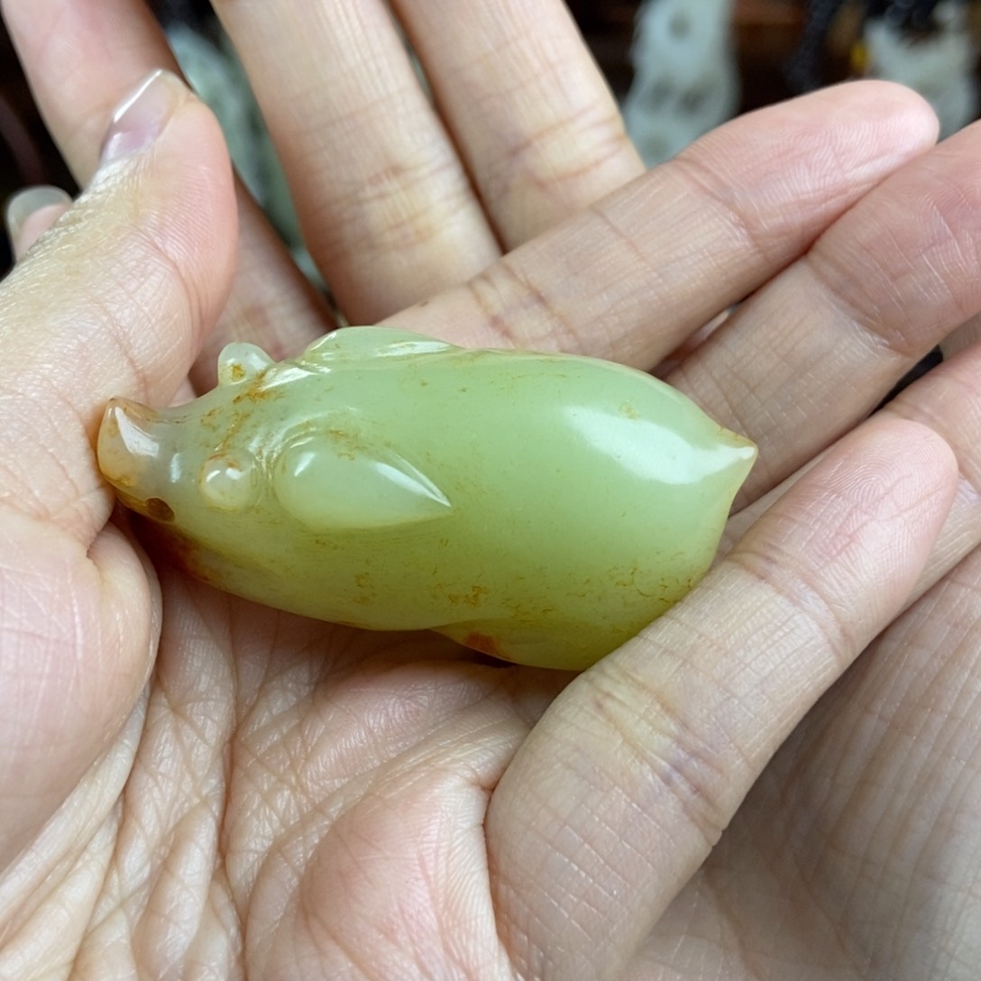 和田玉挂件未镶嵌孙*