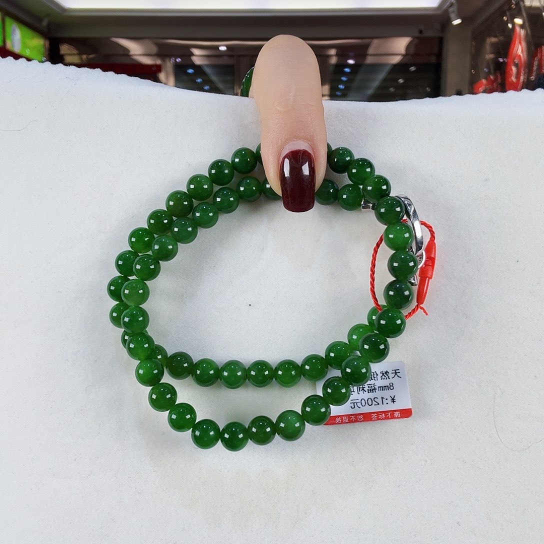 和田玉（碧玉）项链未镶嵌英*