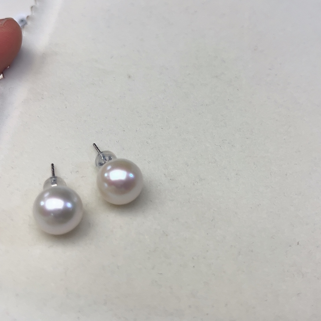 淡水珍珠银S925镶嵌颈饰卡11