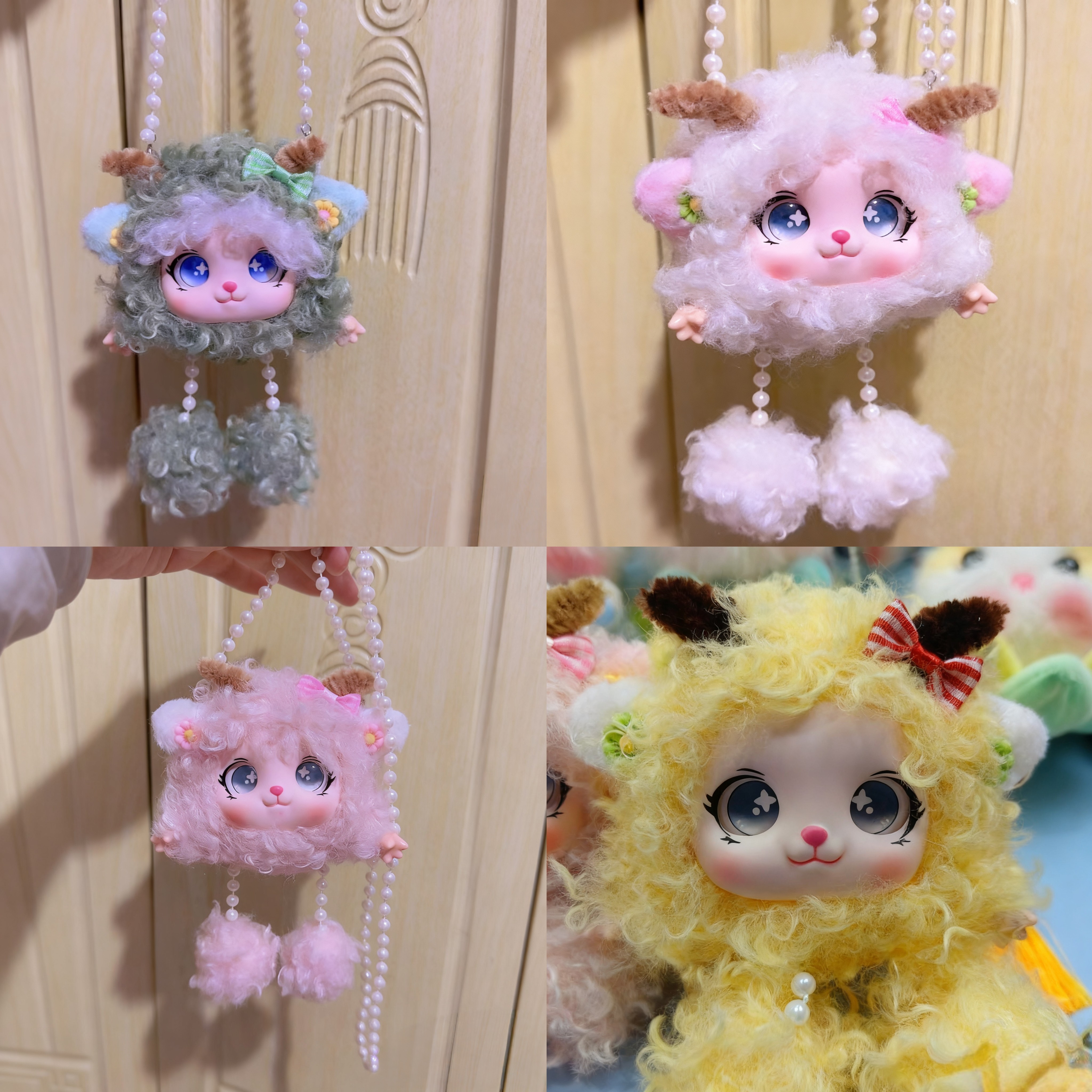 【星星手作】小羊材料包  玩偶毛绒小羊造型饰品/包包