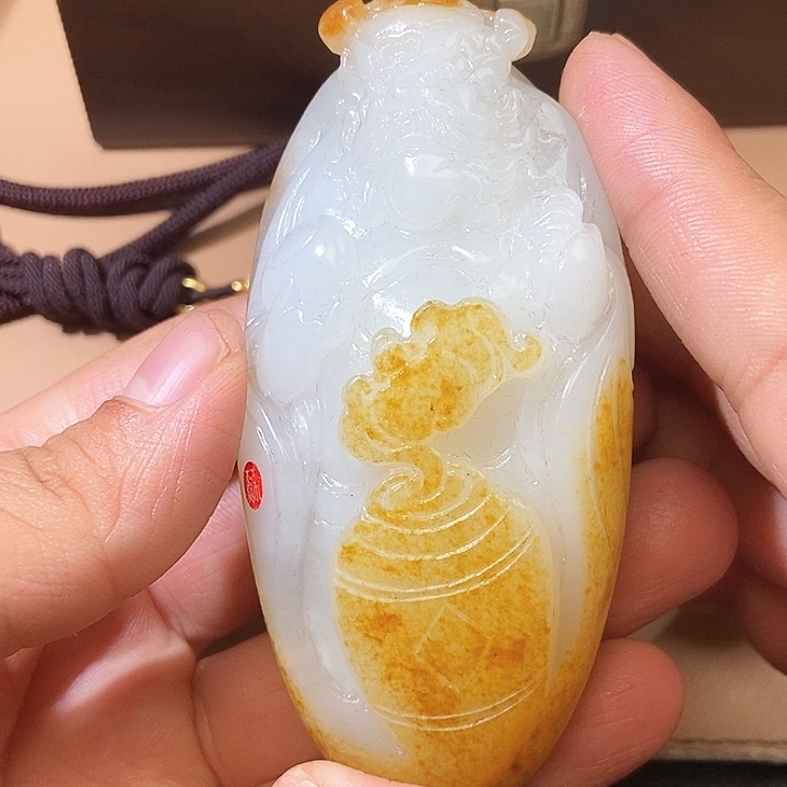 和田玉未镶嵌颈饰HX