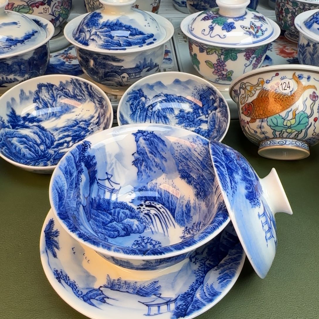 陶纯手工纯手绘茶具395