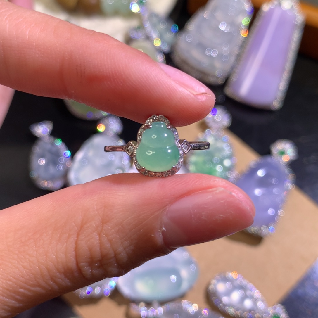 啦***啦翡翠银S925镶嵌吊坠(不含链)