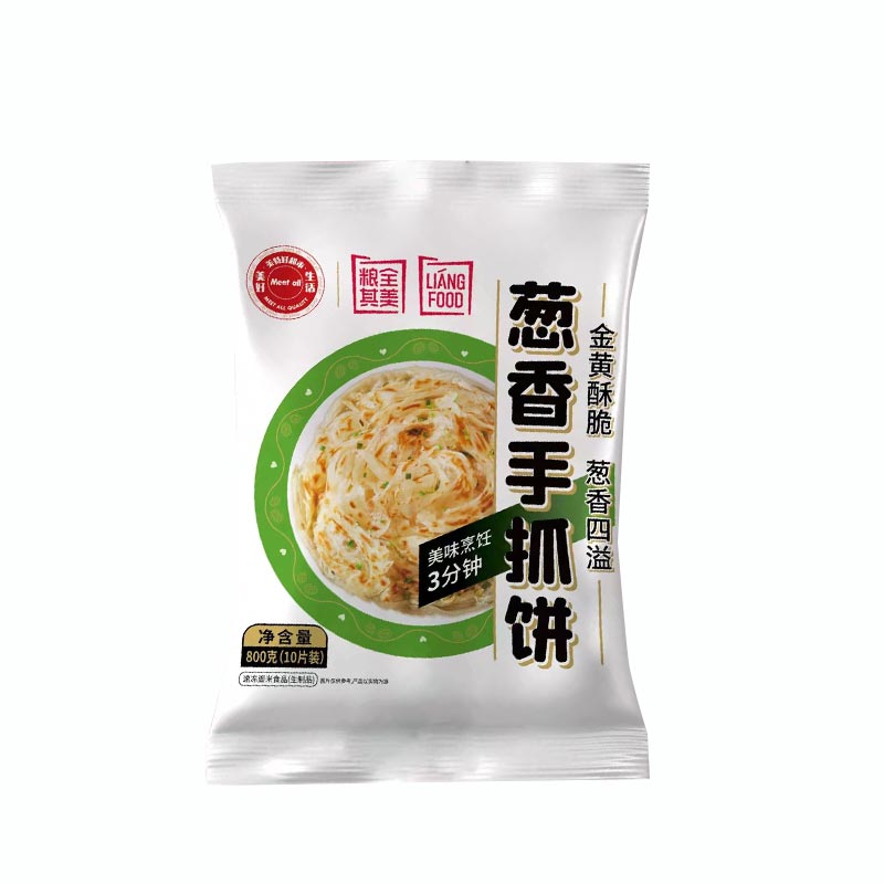 美特好&粮全其美葱香手抓饼800g（10片装）