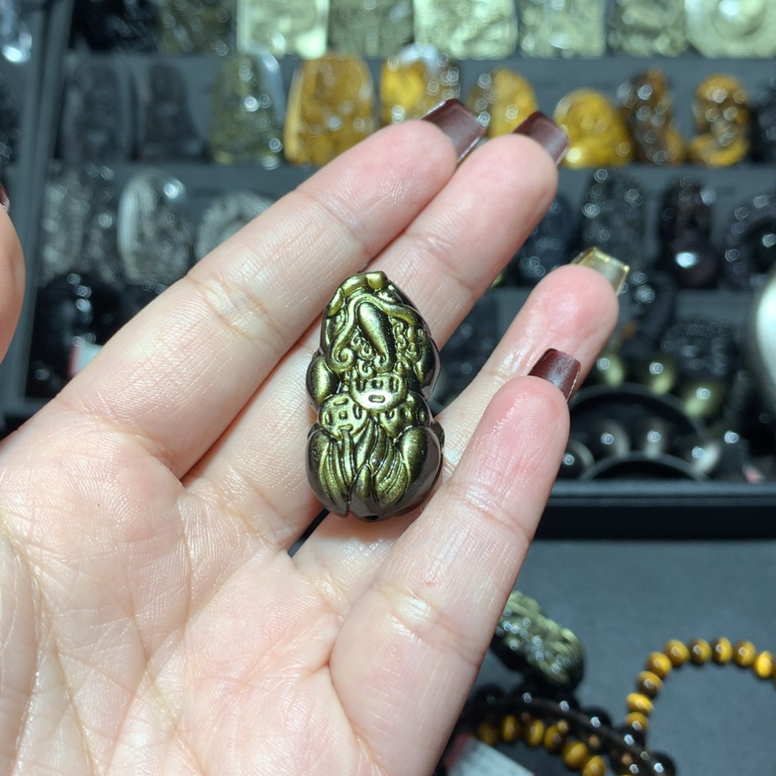 未镶嵌黑曜岩手串❤️****