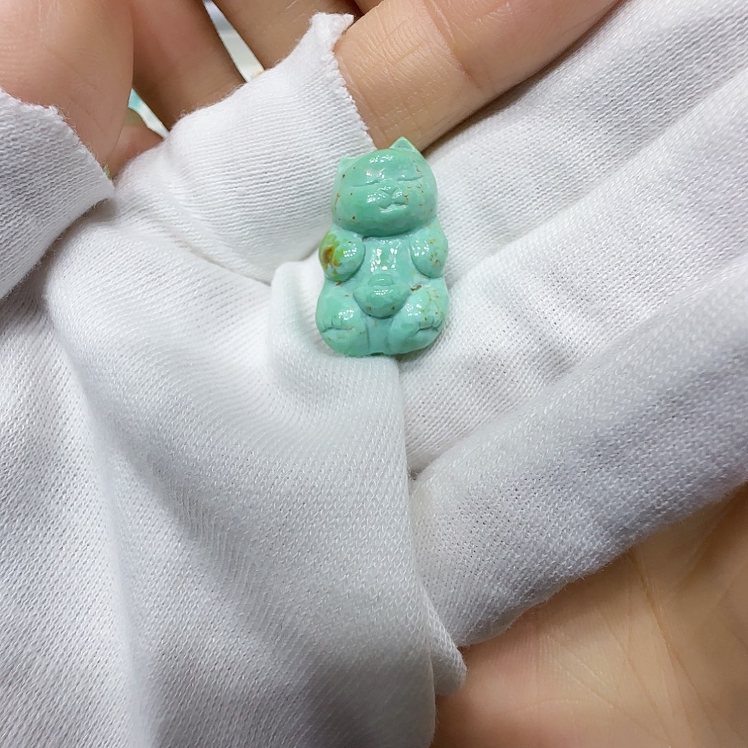 未镶嵌绿松石原矿绿松石