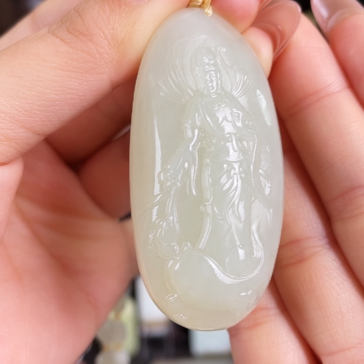 和田玉未镶嵌颈饰定制发货