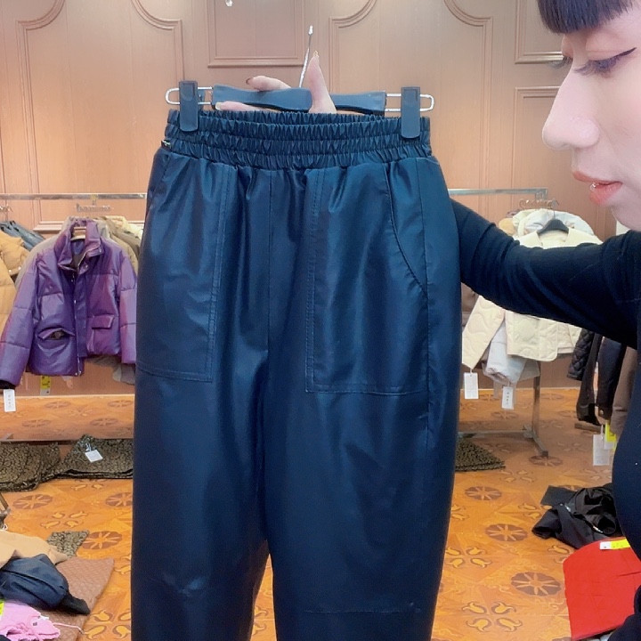 110…120斤皮羽绒裤