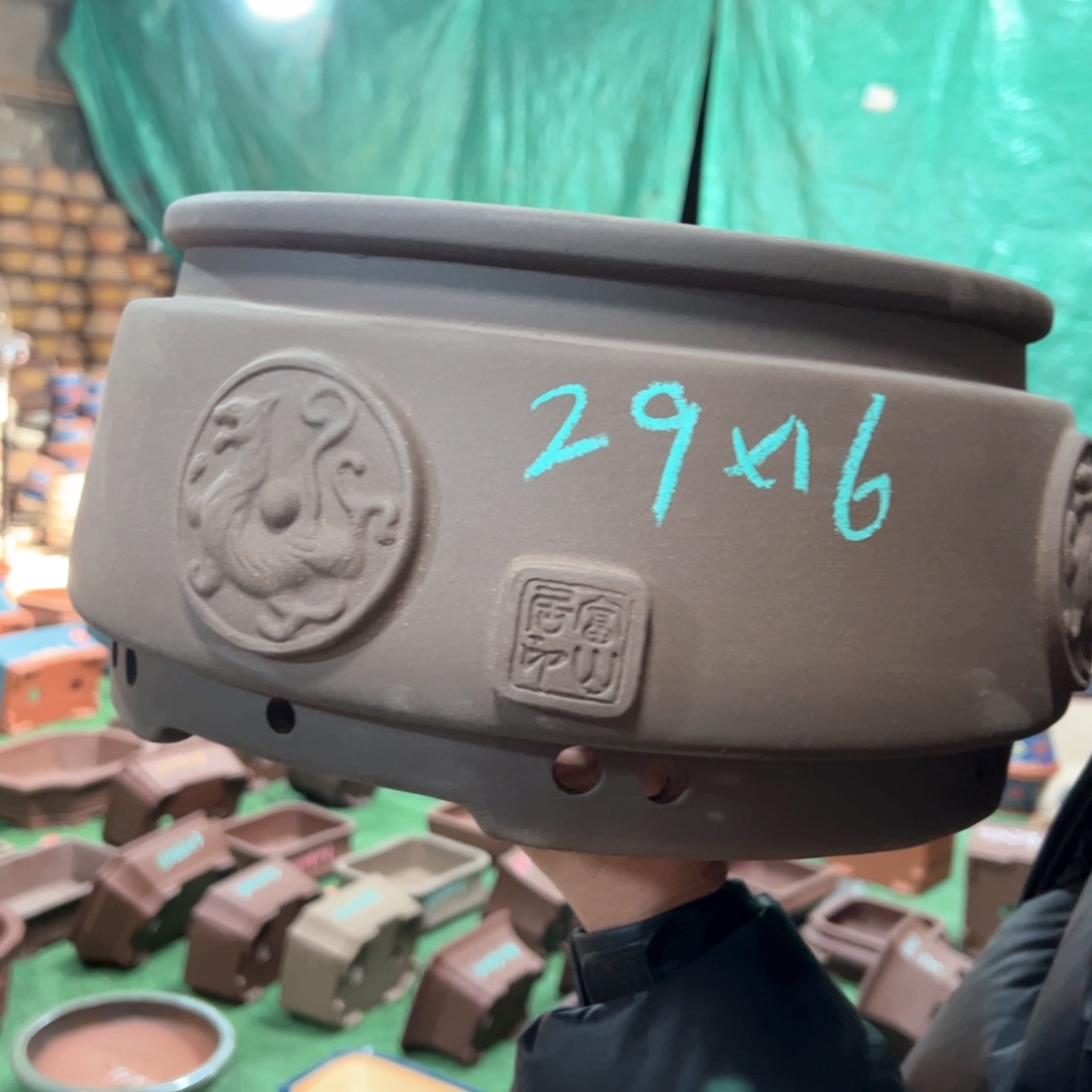 紫砂花盆紫砂花盆