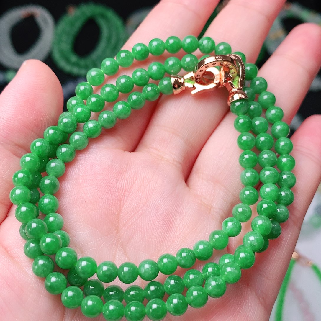 未镶嵌手链翡翠翡翠