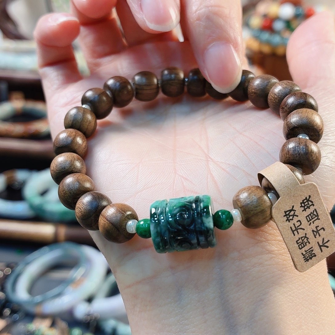 翡翠未镶嵌手链手串