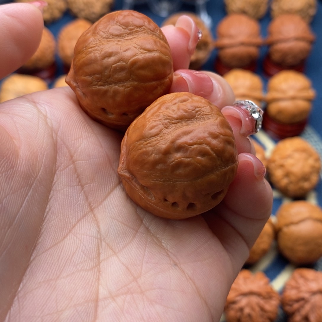 文玩核桃把件丹*精品小手捻