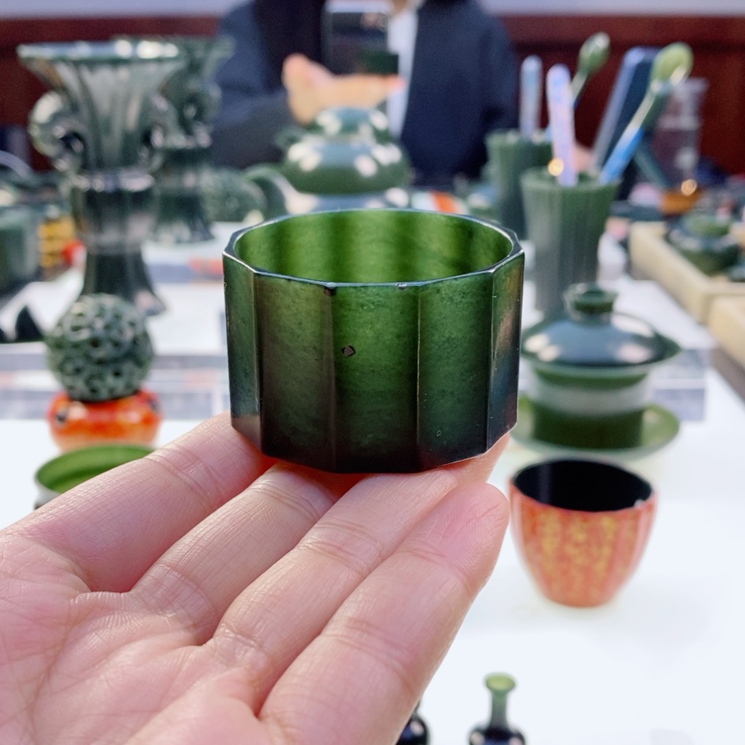 和田玉（青玉）摆件未镶嵌