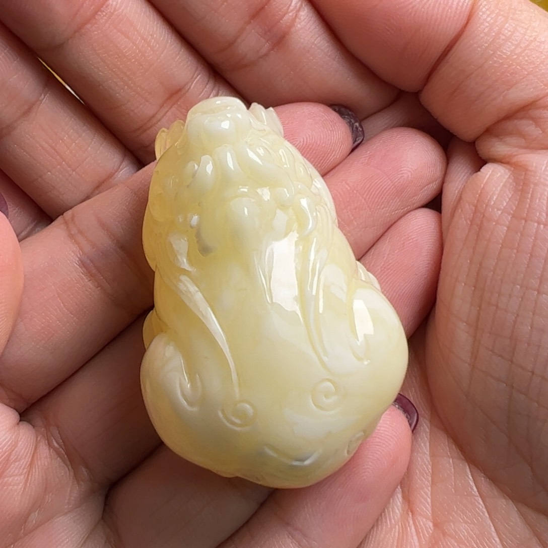 蜜蜡项链未镶嵌无优化