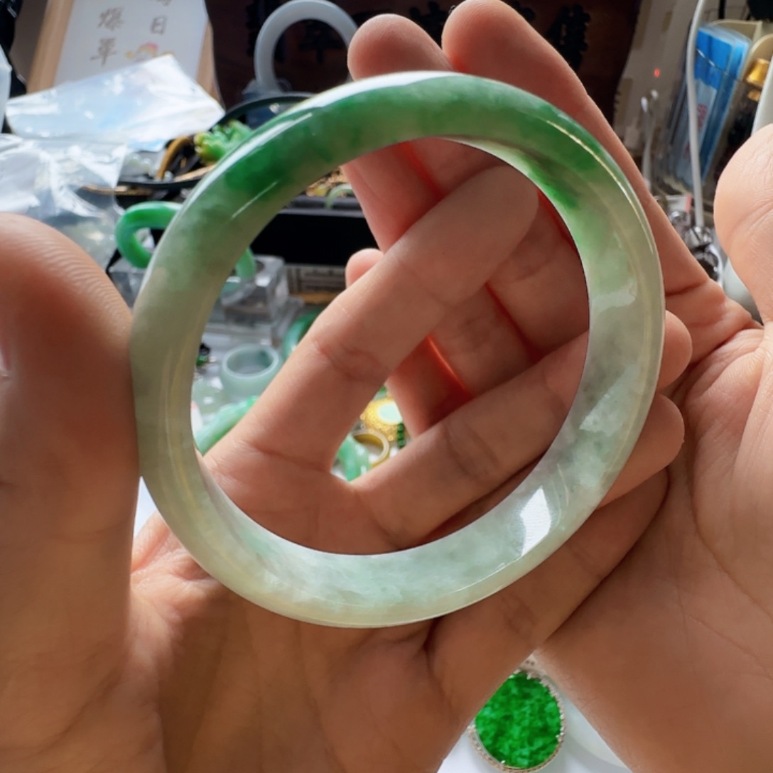 翡翠未镶嵌手镯翡翠350