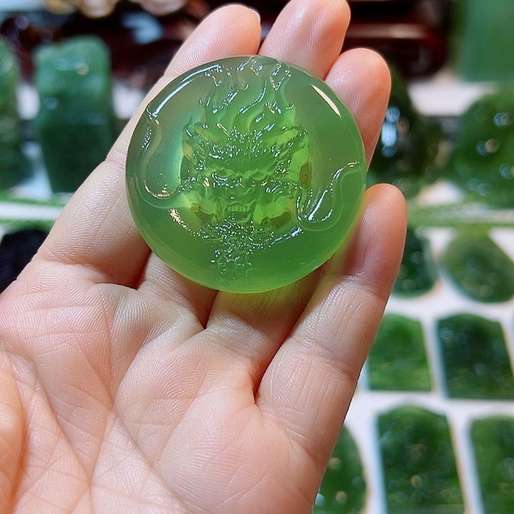 蛇纹石玉合金颈饰用****5