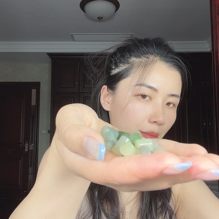 和田玉未镶嵌颈饰福利桶珠小