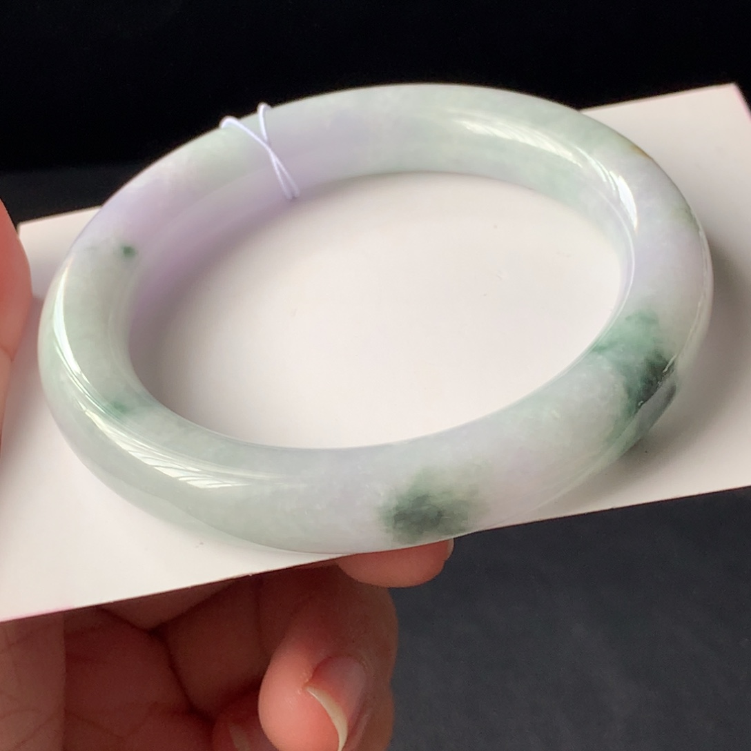 翡翠未镶嵌手镯27号55-10-9.7