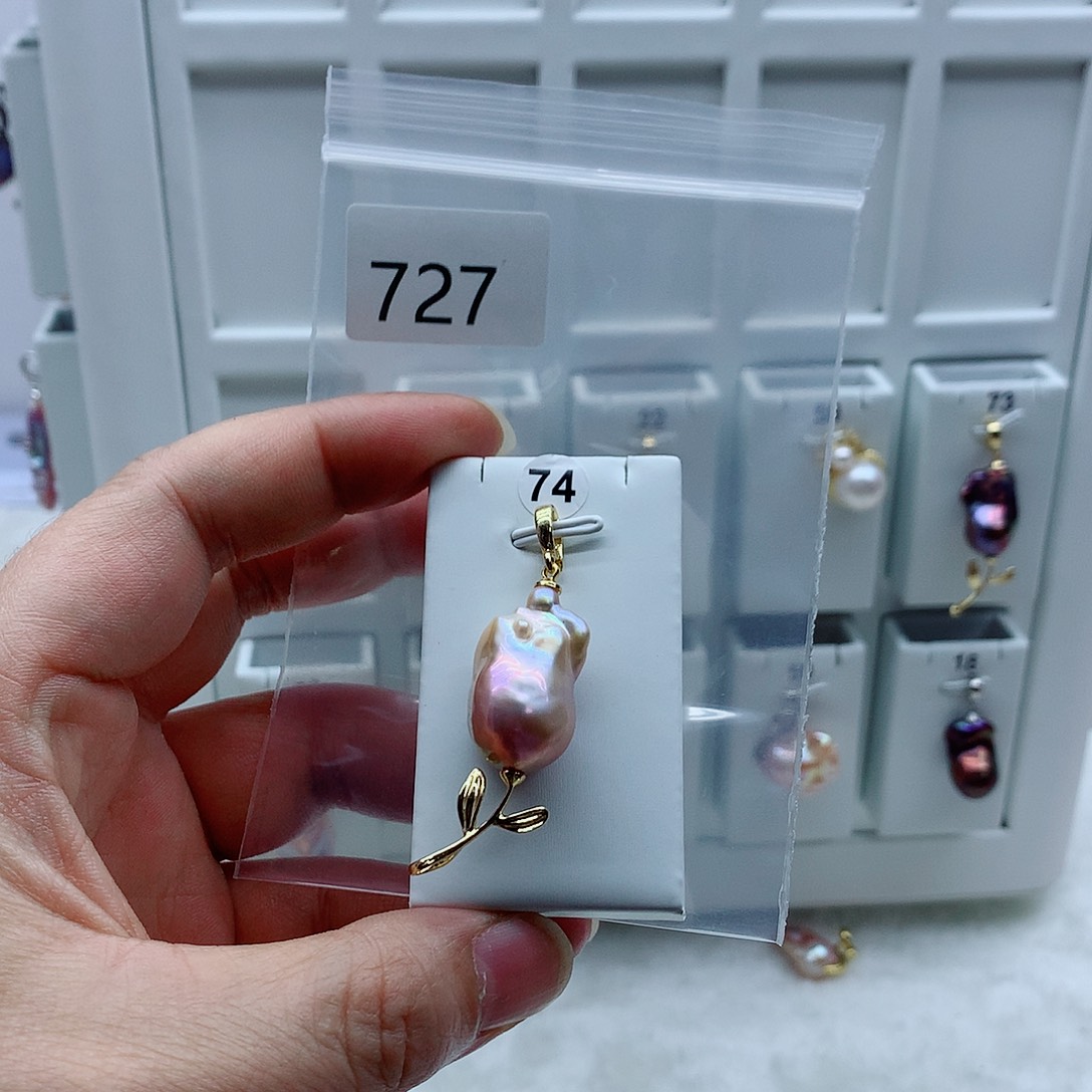 吊坠(不含链)合金淡水珍珠