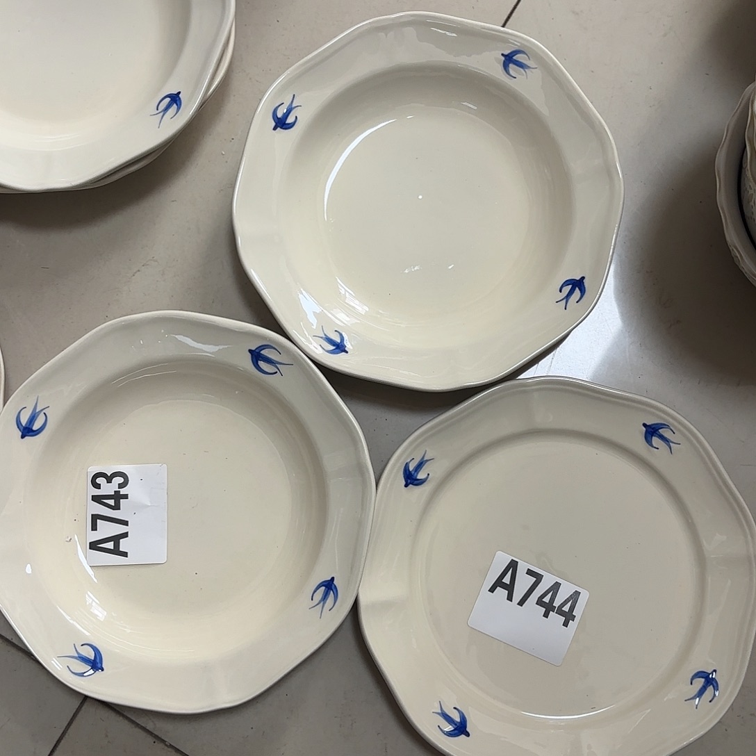 瓷片瑕疵特价陶瓷深盘浅盘