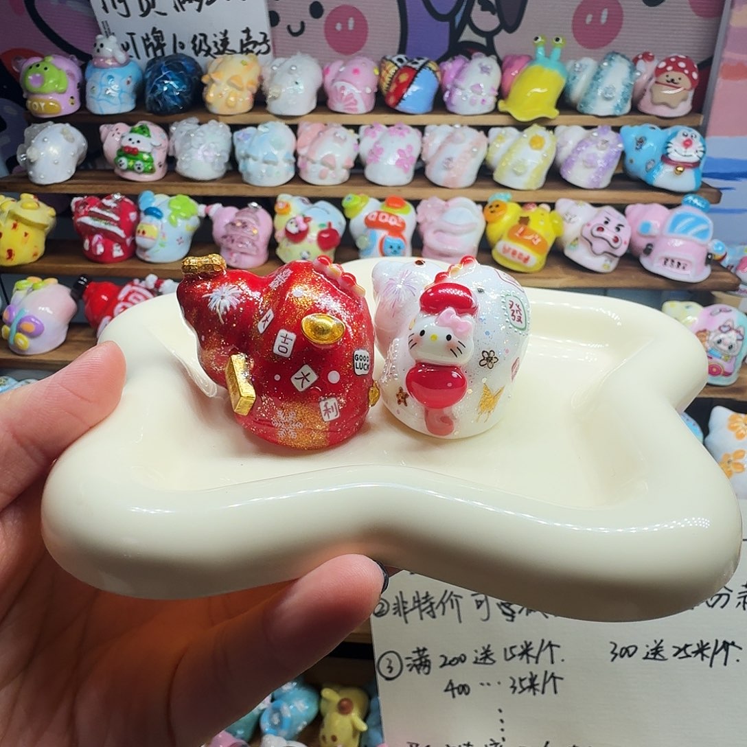 2个寄居蟹手工壳新年款