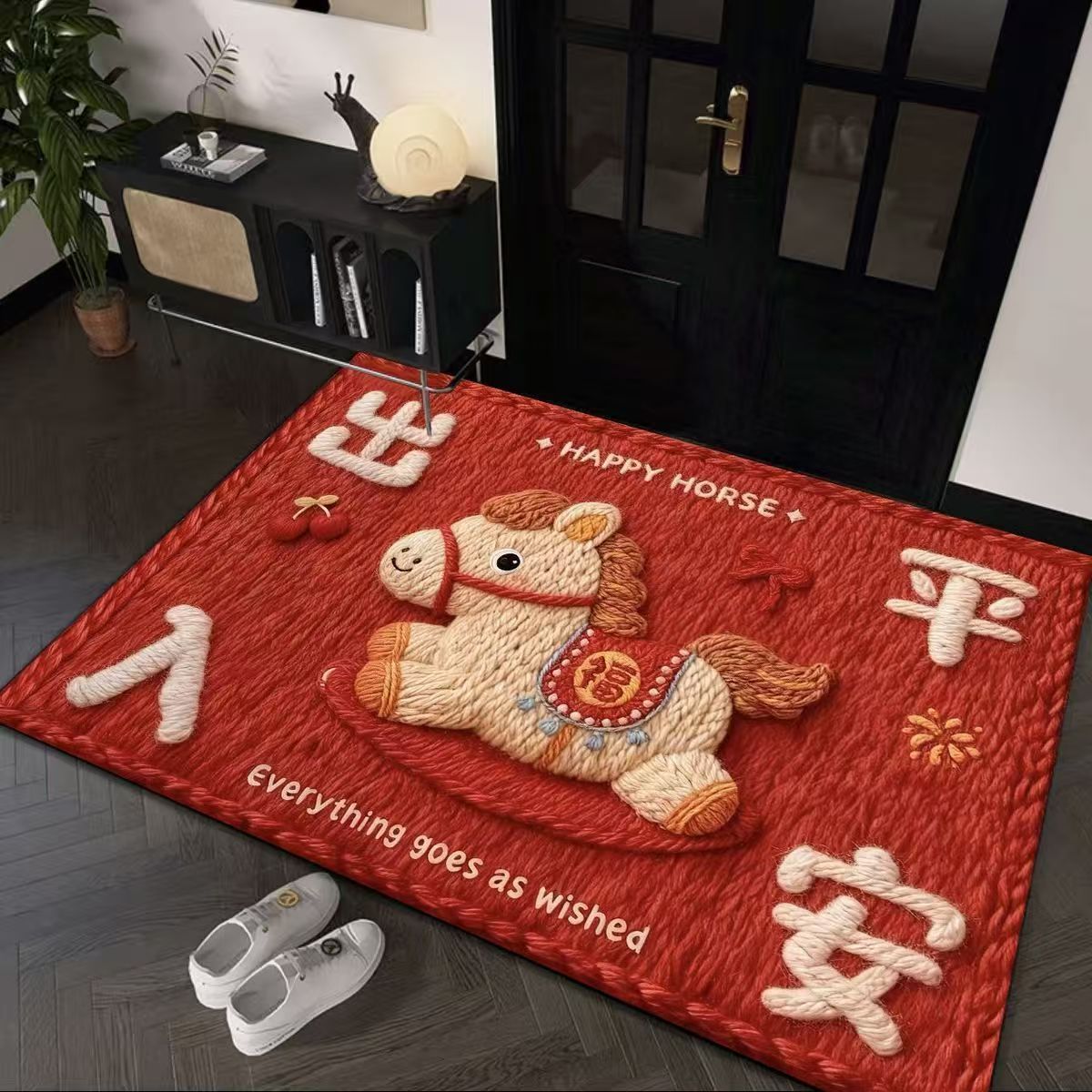 2026【新年礼】礼升级加厚涤纶涤棉5D平面立体效果结实耐用入户门垫