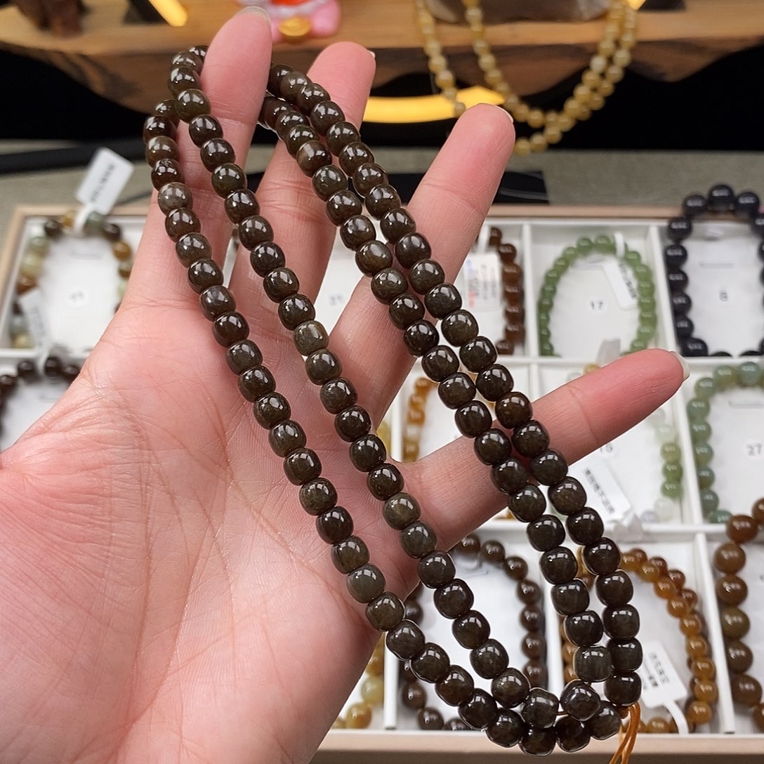 和田玉未镶嵌手链