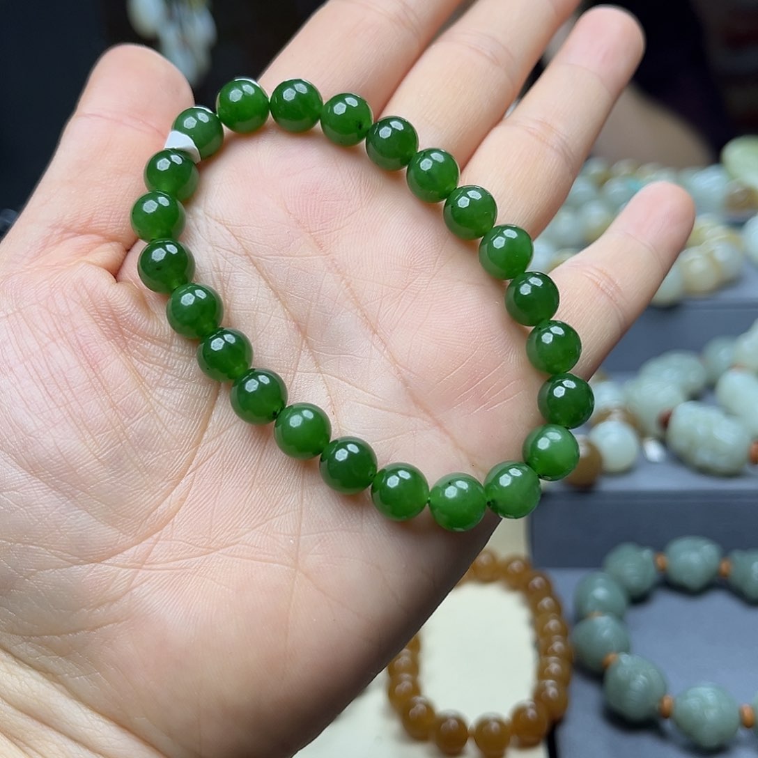 和田玉手链未镶嵌