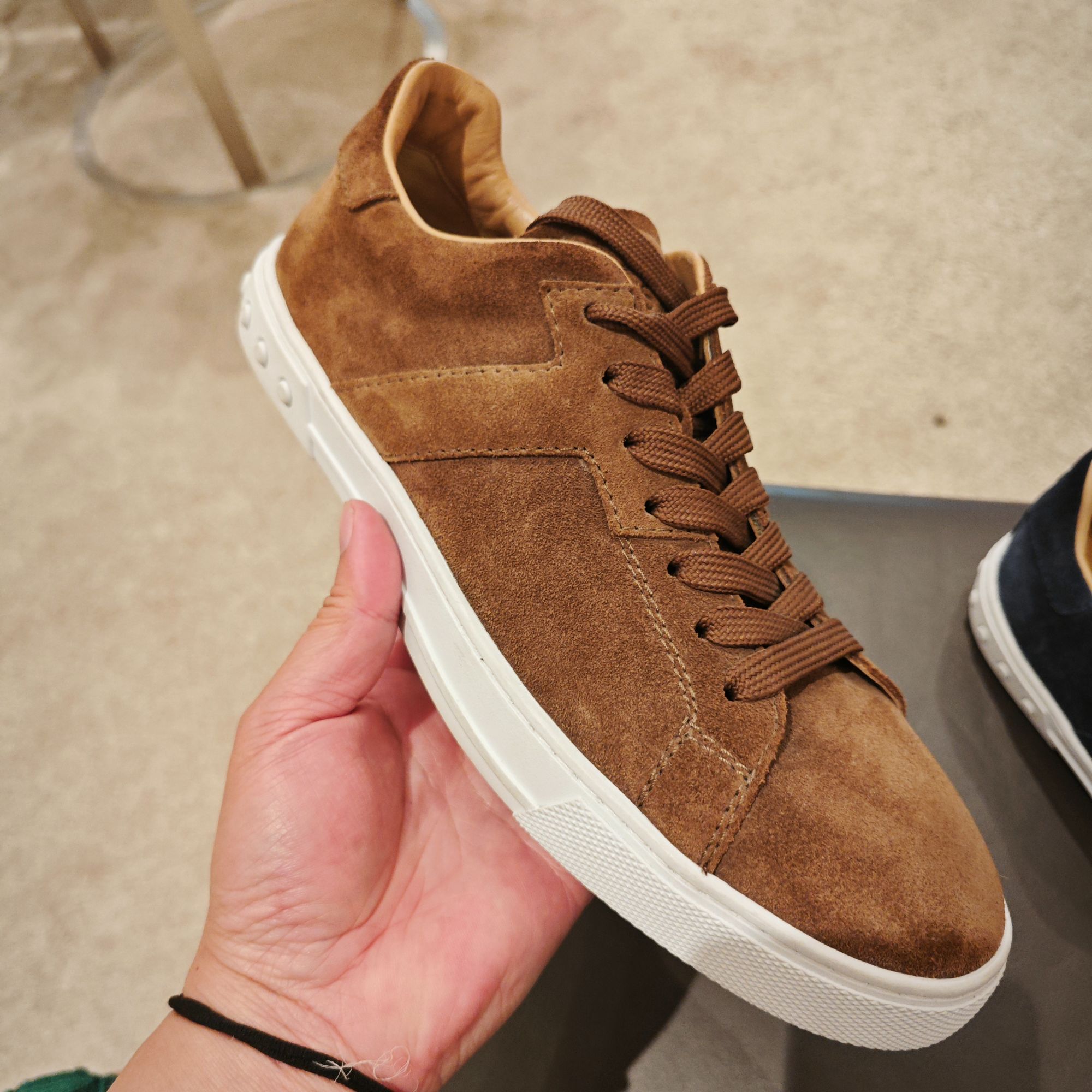 【巴黎直邮】TOD’S/托德斯男款棕色系带时尚休闲平底板鞋