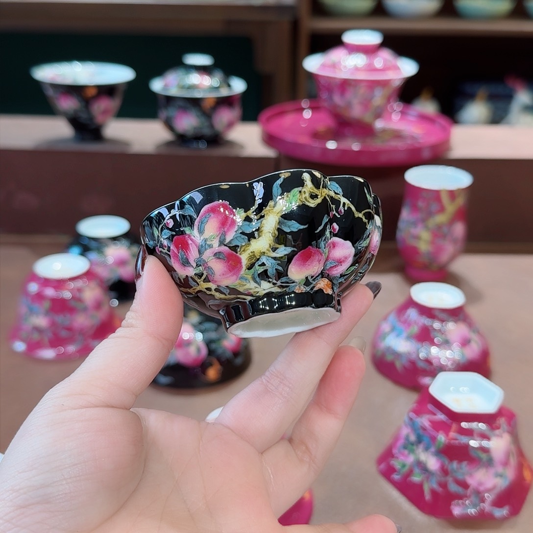 陶瓷瓷器主人杯茶具套装