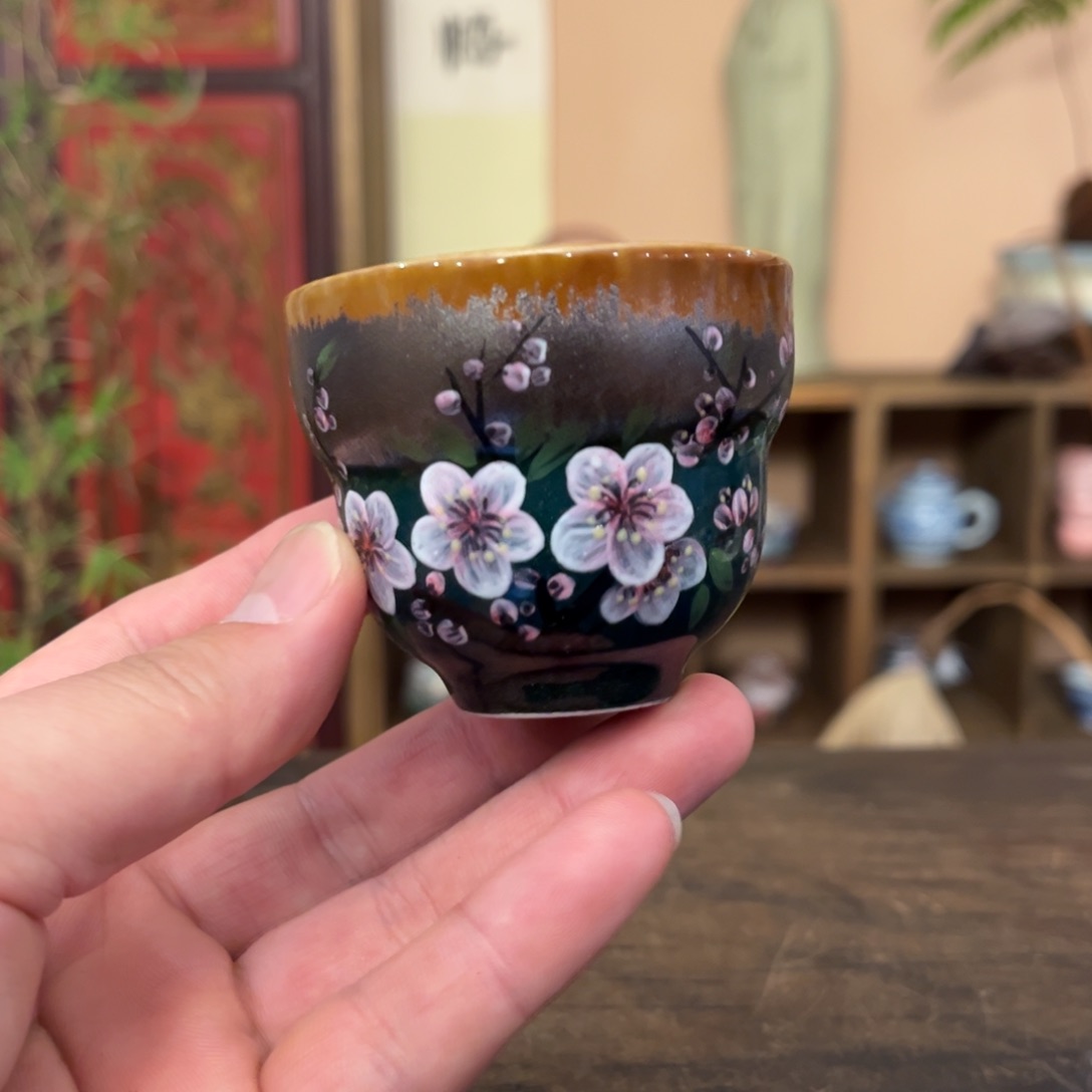 杯景德镇纯手工手绘陶瓷