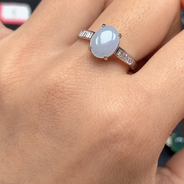 翡翠未镶嵌戒指戒指