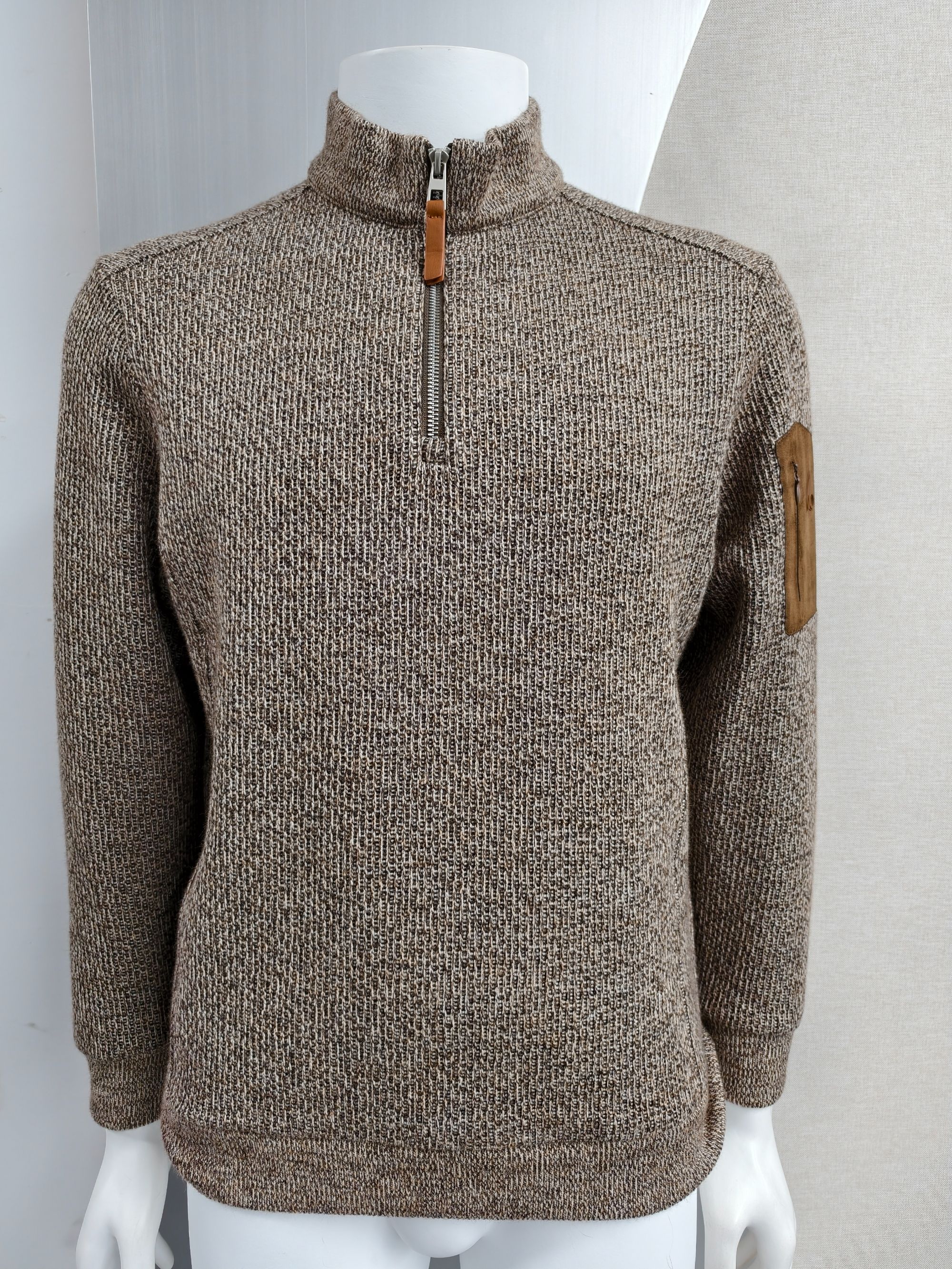 飒沃MWY1068咖男士休闲卫衣加绒加厚