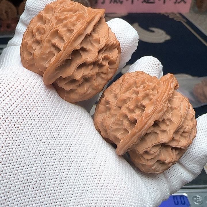 文玩核桃吊坠全品苹果园42无药