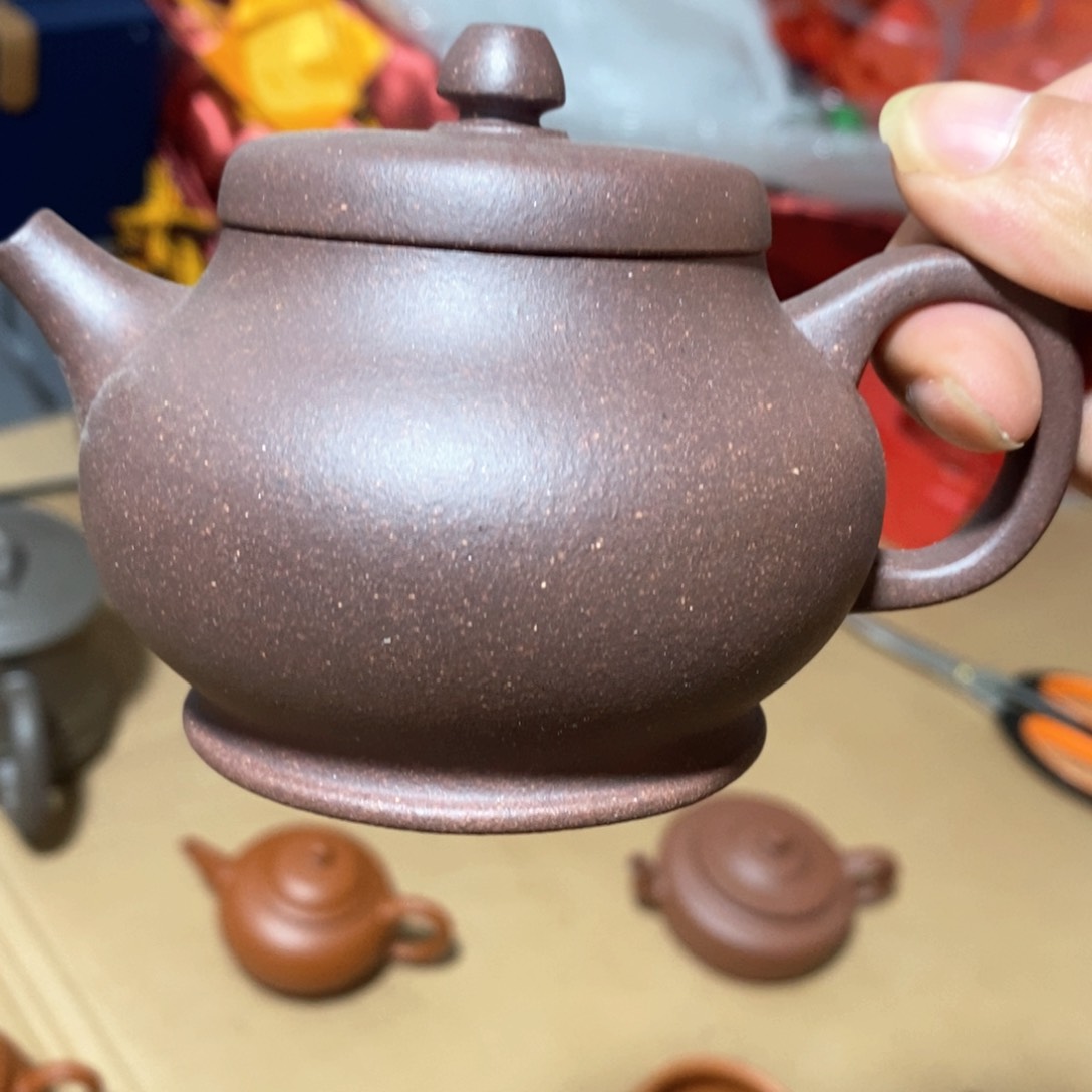 紫砂茶壶二院紫泥