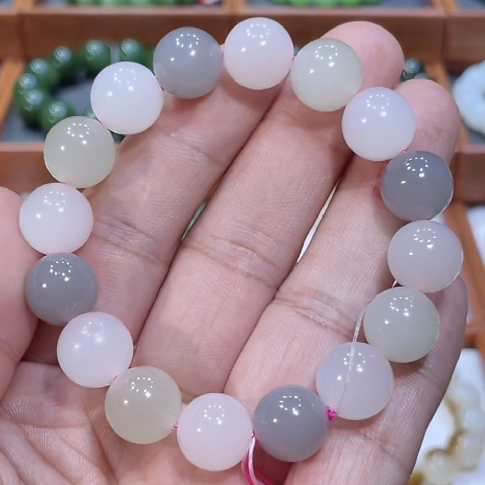 和田玉多宝手串12mm