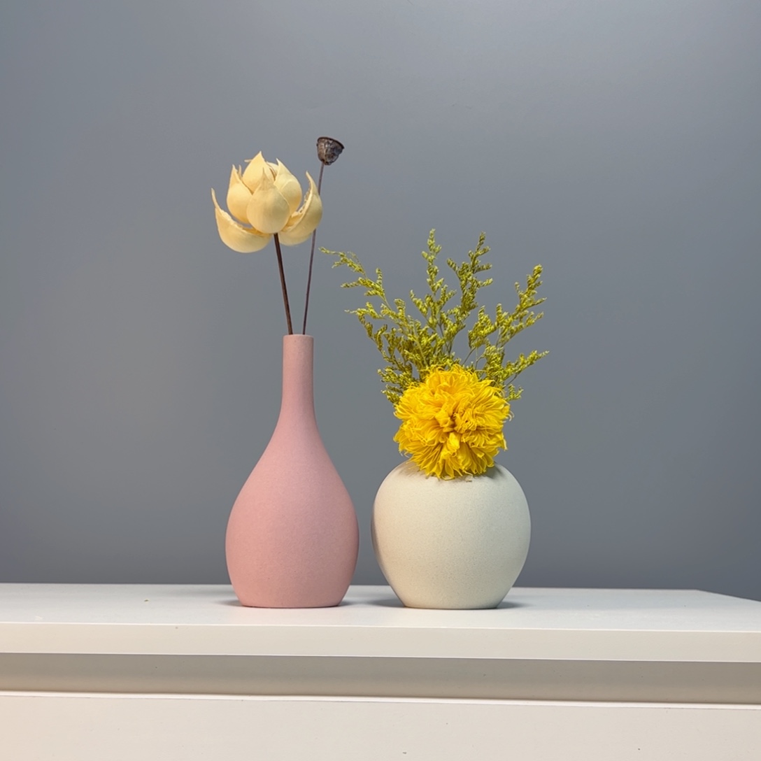 陶瓷花瓶景德镇手作陶瓷花瓶摆件无恐