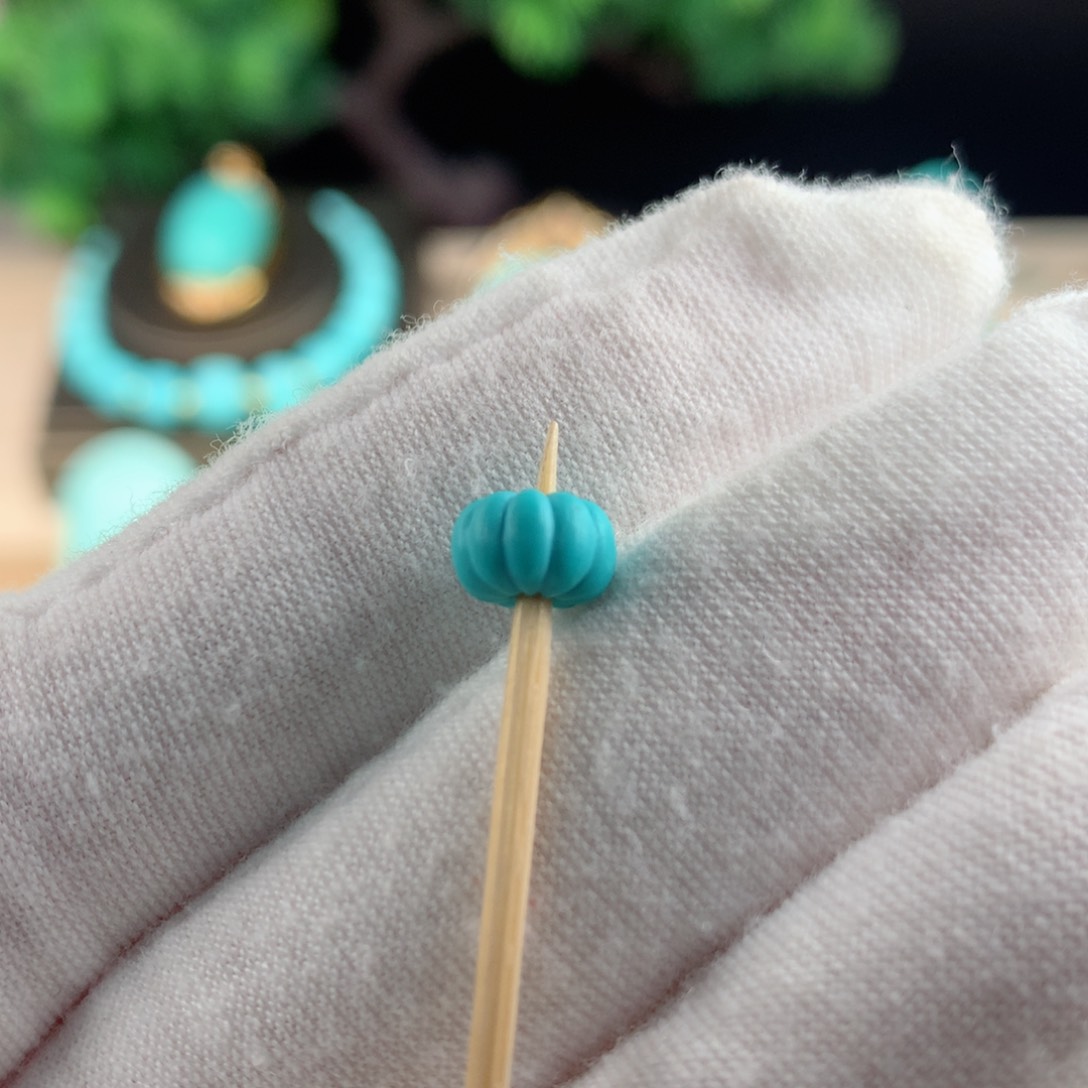 【闪购商品】绿松石瓜瓜珠卡7.1未镶嵌