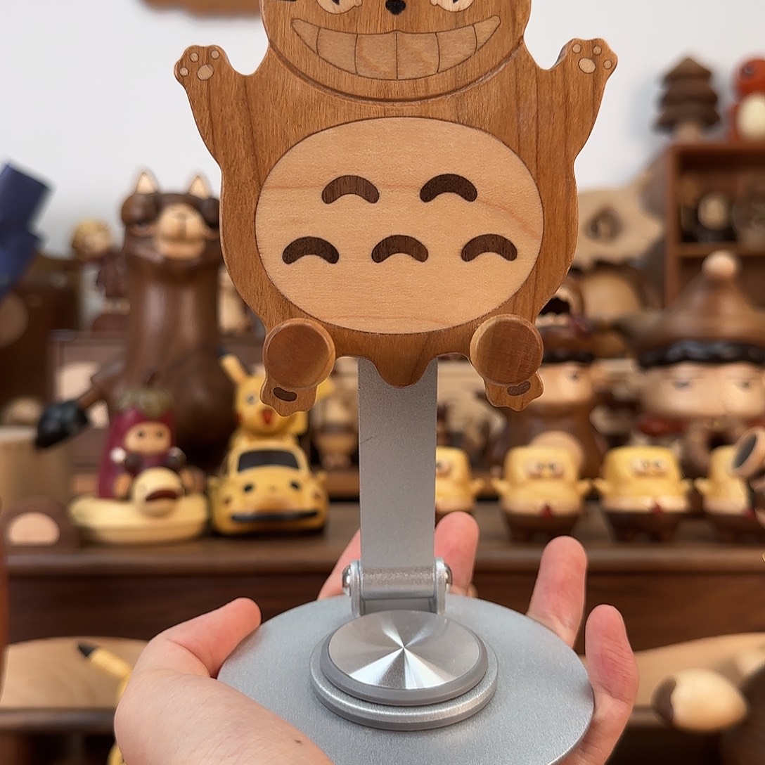 木樱桃木微瑕龙猫巴士