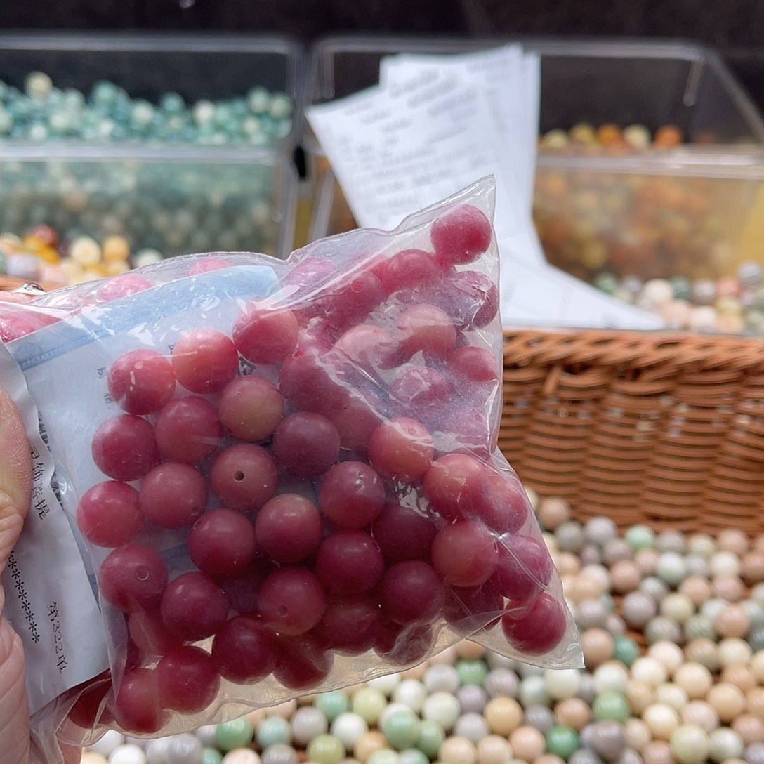 白玉菩提吊坠Q/11mm/100颗