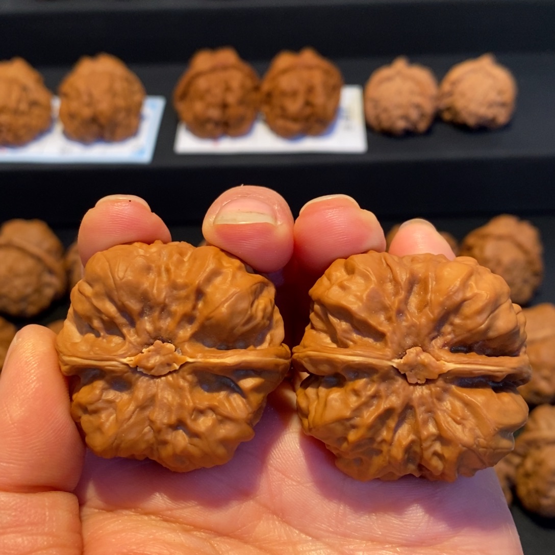 朴***熙把件文玩核桃蛤蟆头