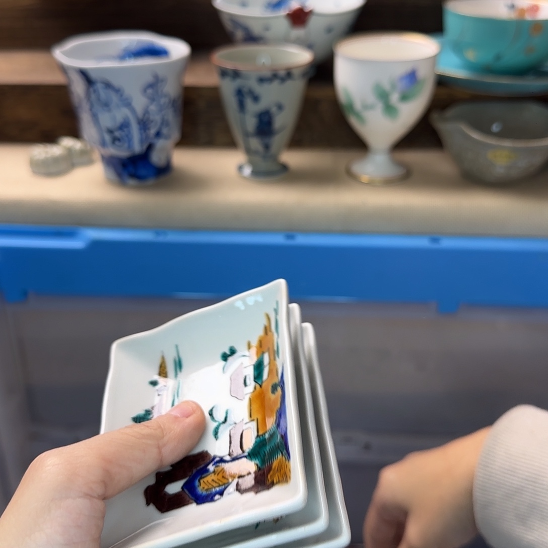 白***糖瓷片789 回流日瓷全场满18米包邮