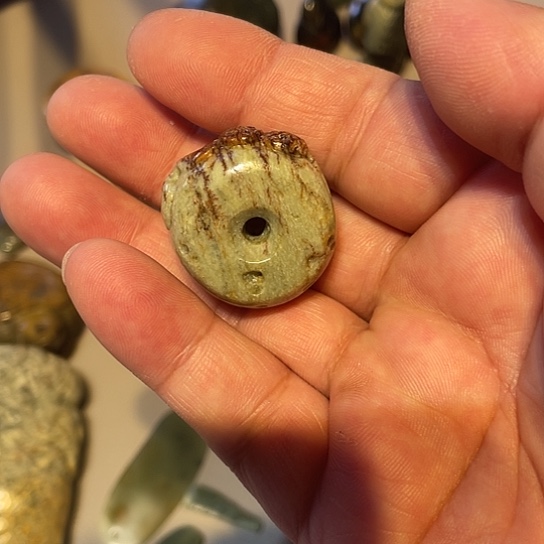 北***V岫岩河磨玉（透闪石质玉）未镶嵌挂件